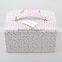High Quality Floral Print Jewelry Box With Three Layers