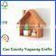 Antique Wooden Wall Hanging Decorative Box House-shaped Wooden Wall Shelf