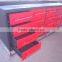 Metal tool cabinet with 20 drawers