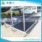 Black stage railing aluminum handrail concert portable stage install