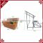 Amazing supermarket or store used fruit & bread rack with 2 tier rattan baskets delicate food display