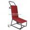 Gold metal Hotel luggage Trolley for luggage remove