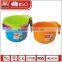 5 pcs bowl set/plastic bowl set/5pcs pp salad mixing bowl