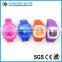 Candy color smart kids lovely jelly watch, electronic wristwatch, silicone