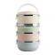 3 compartment stainless steel food container for food with three compartmentsi