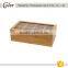 Wholesale Handmade 8 Compartment gift bamboo tea bag box