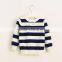 3 colors avaliable baby girls striped sweater pullover for spring and fall new