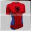 Men's Fitness Running Digital Printing Spiderman Compression Shirt