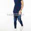 Mens Skinny Unique Design Zipper Blue Stretch Spandex Jeans Mid Waist Urban Style