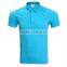 OEM custom polyester/spandex plain dry fit yellow golf polo shirt