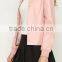 Runwaylover EY1043C Women pu Leather Jackets Ladies Short Jackets