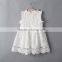 Summer new style lace embroidery kids clothes girls dresses baby