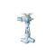 Electric welded high pressure cut-off valve