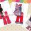 Star Printed Western Girls 4th of July Dress For Wholesale