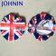 OEM 15 Years Professional Spandex Polyester 30X32cm Custom Rearview Mirror Cover Car Mirror Cover Flag