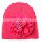 2017 new fashion Baby chrysanthemum baby knitting hat warm ear baby cap