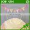 decoration banner polyester custom fabric cake bunting for display