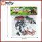 DIY Hollow PVC Zoo Animal Plastic Toy for Kids