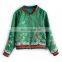 New design Embroidered Satin Woman Jacket Custom with great price