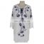 Women Apparel Crinkle Viscose Embroidery Tunic