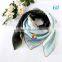 Digital Print Bandana Square Silk Scarf, Factory Direct 87*87CM Woman Favorite Foulard Kerchief Necklace Satin Scarf