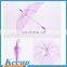 Promotional Make Your Logo clear plastic foldable transparent umbrella