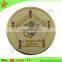 High quality antique gold plating 3d design challenge coin for army