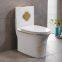 Chinese sanitary ware luxury golden washdown two piece toilet wc bowl for hotel apartment used