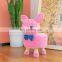 Yarncrafts Alpaca Modern Style Soft Animal Shape Kids Decoration Wooden Stool