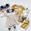 A0212# girls dress 2020 summer cotton short sleeves clothes kids dress