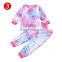 Autumn Children Kids Sleepwear Baby Pajamas Sets Baby Boys Tie-dye Print pyjamas Nightwear Girls Night Clothes Kids Clothing Set