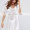 Chiffon Cover-up Beach Wear Beachwear Summer Kaftan Swimwear Dress White Bikini Swimwear Bathing Suit Cover Up Plage