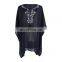 2019 Casual Embroidered V-Neck Batwing Sleeve Summer Beach Dress Black Cotton Tunic Women Beachwear Mini Dress Sarong pareo