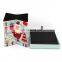 RTS Printing Polyester blue Christmas present packing foldable stool storage ottoman for kids
