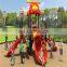 Aircraft shape China top quality outdoor play gym commercial kids slide outdoor playground for children