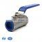 Mini CF8 CF3 Body Can Casting Logo Manual Ball Valve For Nitric Acid