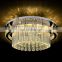 Luxury Elegant K9 Crystal LED Ceiling Light Chandelier for Hotel Hall Decoration