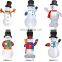 Shivering LED decorations garden yard christmas inflatable snowman with hat for sale NB006-8