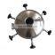 Polish finished Round pressure manway for tank manhole cover with sight glass