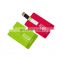Promotional USB Card Custom Logo Giveaway Full Color Print Credit Card Flash Drive