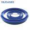 Hydraulic Jack Seal Blue Polyurethane U Cup UN UNS Seals Piston Rod Hydraulic Cylinder Oil Seals