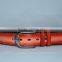 Fashion man red col snake pu belt