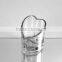 clear glass heart candle holder