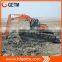 Amphibious vehicle swamp buggy excavator
