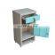 Medical Furniture Metal Bedside Locker with Drawer and One Tower Hanger Hospital Bedside Cabinet