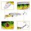 9.5cm 8g 8 colors 3D Bionic eyes Saltwater Fish Baits with Treble Hooks  Quivering Minnow Bait Fishing
