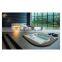 Hotel project home use freestanding black bathtub
