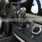 For Land Rover Defender 110 130 2020-21 ABS Carbon Fiber Texture/Silver Car Gear Shift Head Cover Trim Stickers Car Accessories