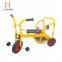 Professional production new design yellow security kids tricycle