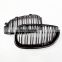 Front grill for BMW 5 series E60 E61 ABS material glossy black double slat line grill for BMW 2004-2009 Sedan E60